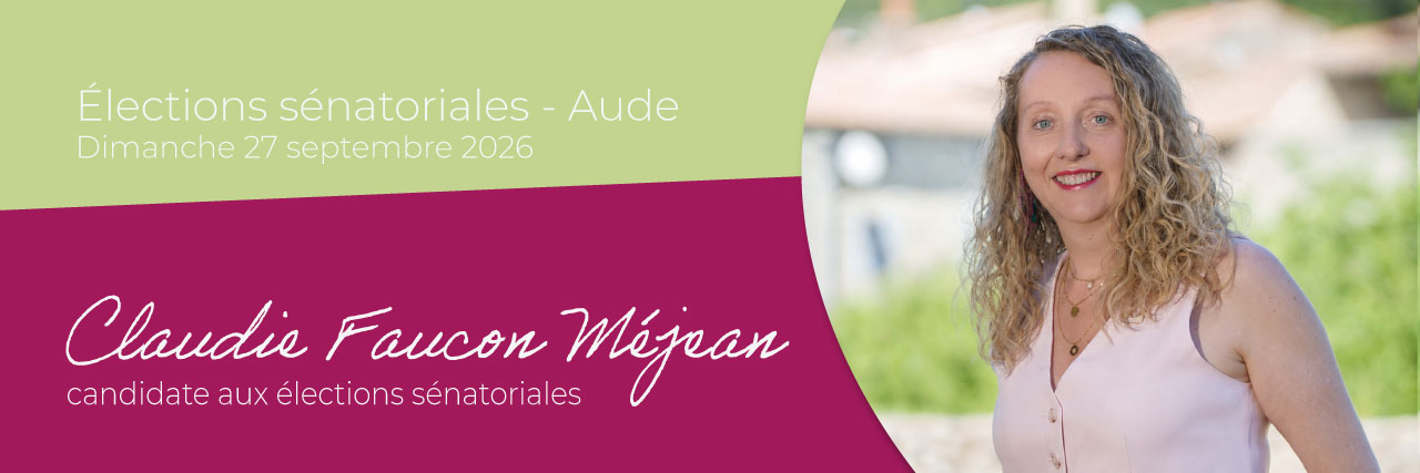 Claudie Faucon-Méjean — Élections sénatoriales Aude 2026 — retour à l'accueil
